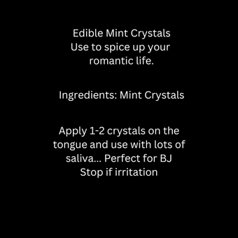 Mints crystals