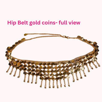 Sexy Hip Belt - gold coins