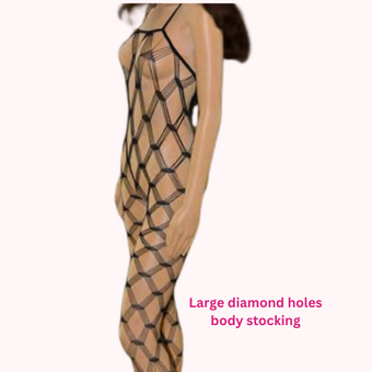 Body Stocking diamond holes